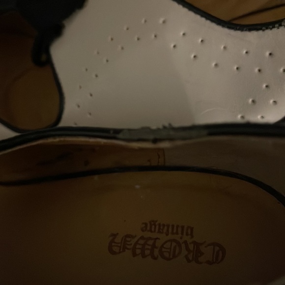 Crown Vintage “Delight” Black & Cream Spectator Mary J Wedges. 10W-Fits Like a 9 - Picture 5 of 7